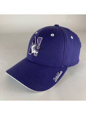 Northwestern Wildcats NCAA Purple ML Caps Stretch Fitted Hat Mens One Size